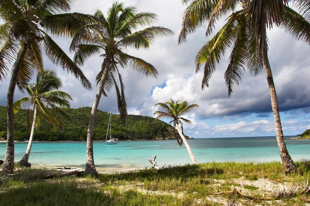 mouillage aux grenadines