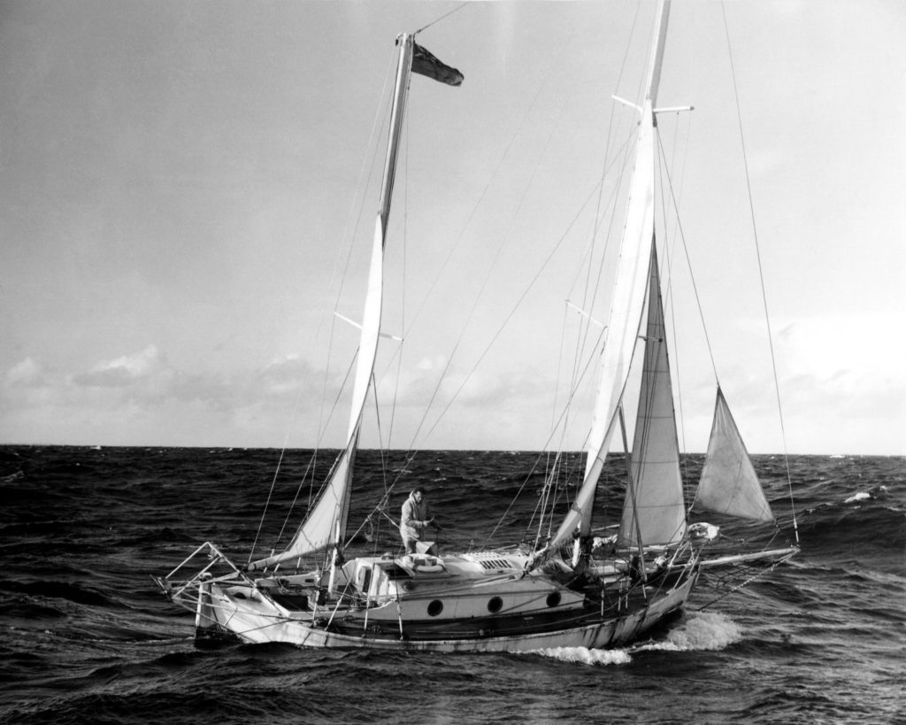 Robin Knox-Johnston sur suhaili