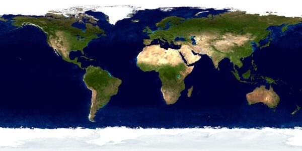 carte des océans