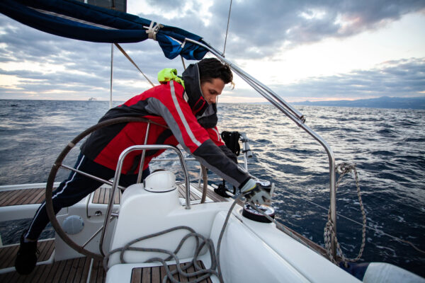 skipper sur un bateau