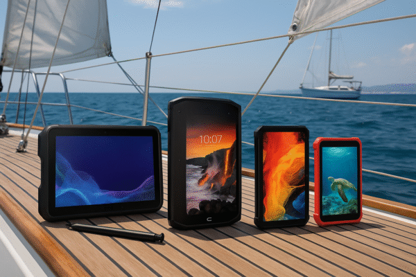 tablettes étanches pour le nautisme