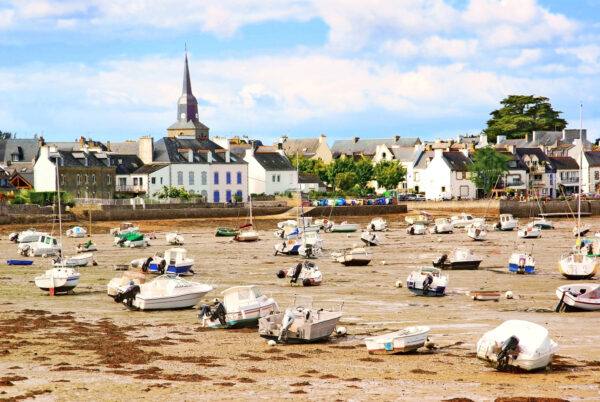 port de Locmariaquer à marée basse