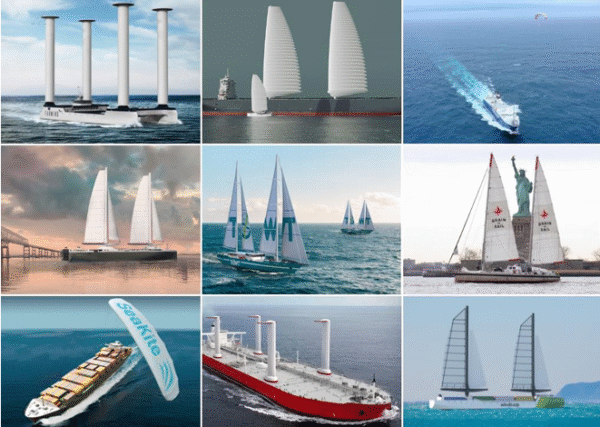 transport maritime à la voile