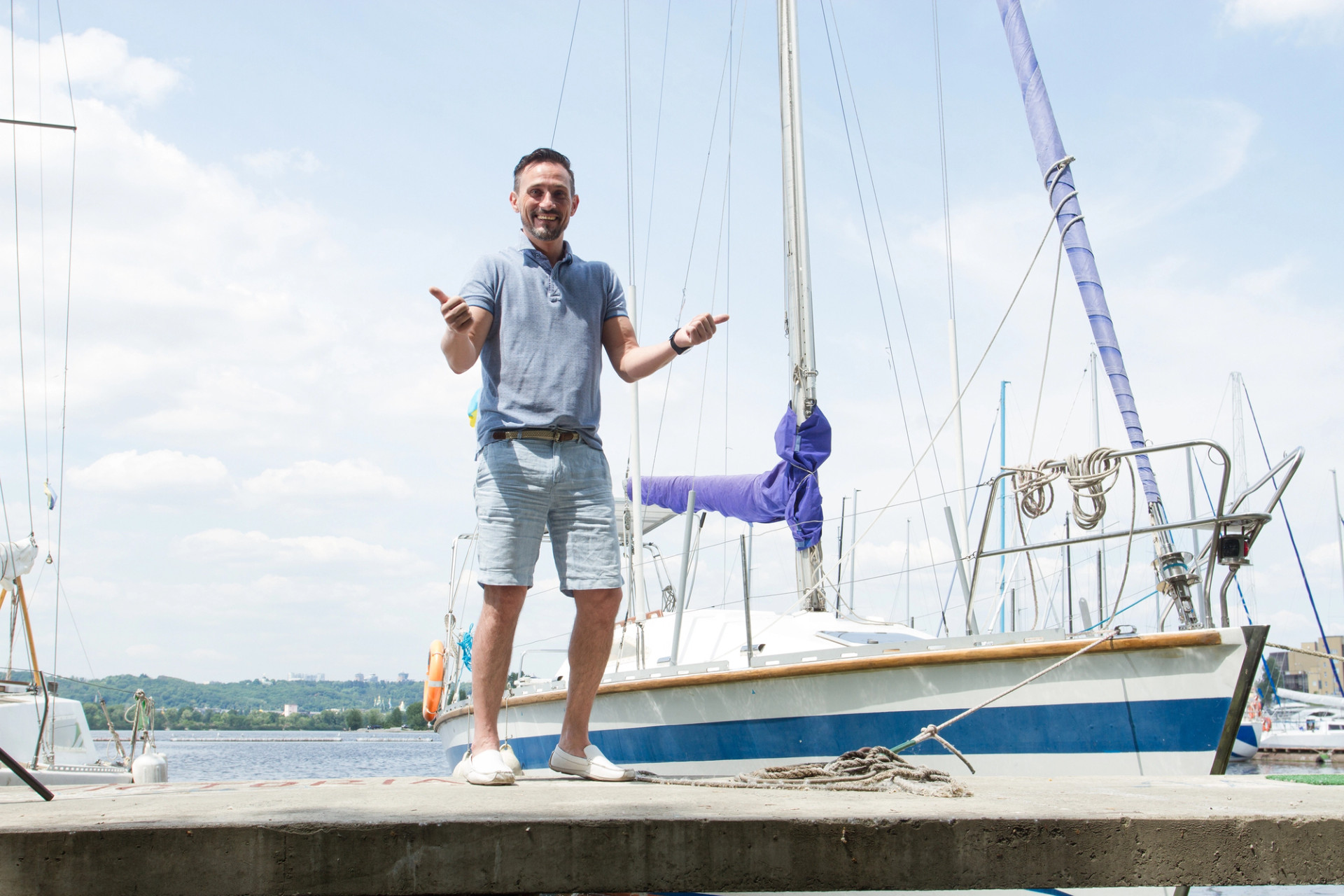 apprentissage de la voile