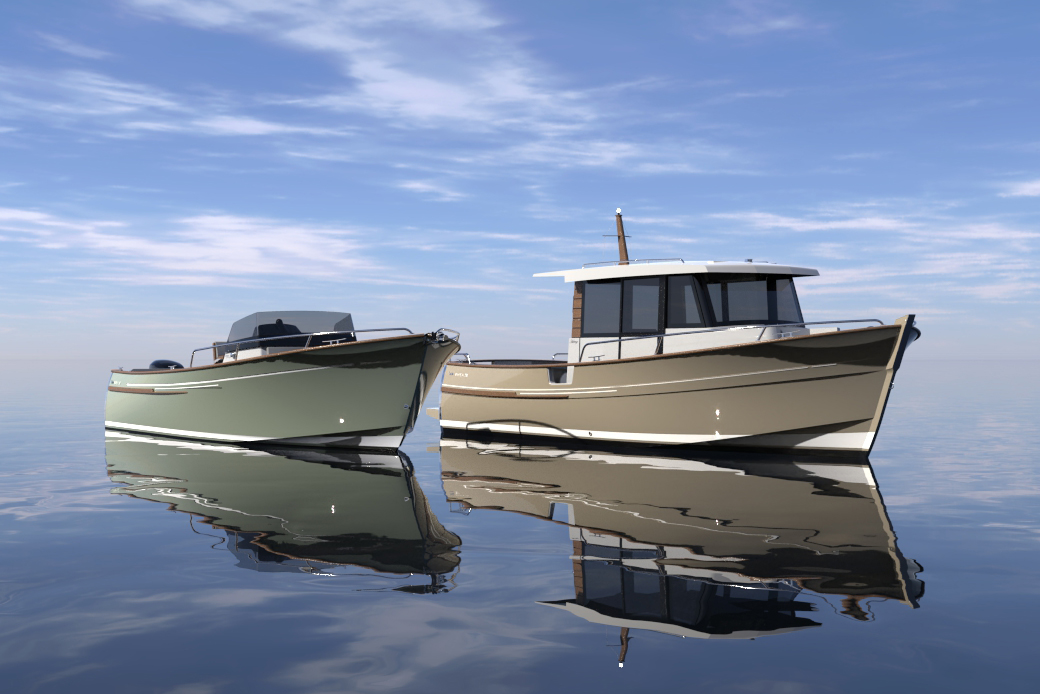 Rhéa marine 27 Open et un 730 Timonier
